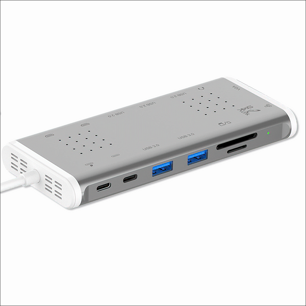 USB-C 100W 14-Port Mini Docking Station With Dual 4K Multi-Stream Triple Video - VP6955