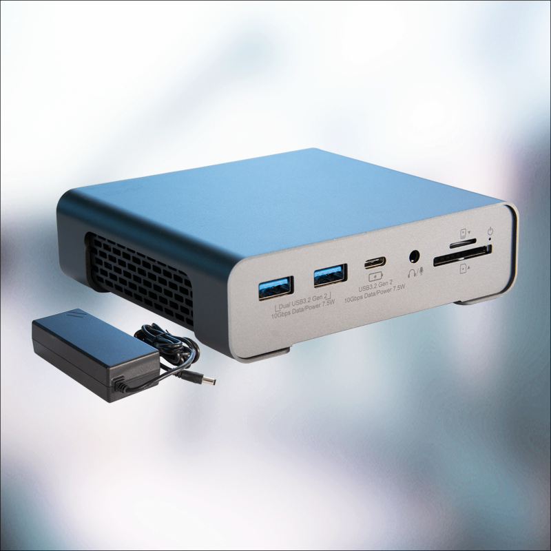 USB-C Multi-Port Docking Station w/ 4k HDMI, GigE, USB-A, PD, SD/micro